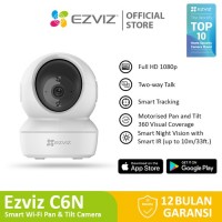 CCTV Ezviz C6N 2MP Smart Wifi Pan Tilt IP Camera CCTV Indoor 1080p